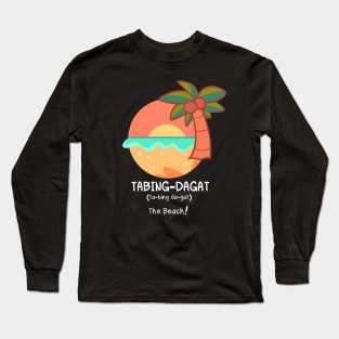 BnW: Tabing-Dagat Long Sleeve T-Shirt